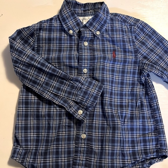 Ralph Lauren button down long sleeve shirt 24M - Picture 1 of 5